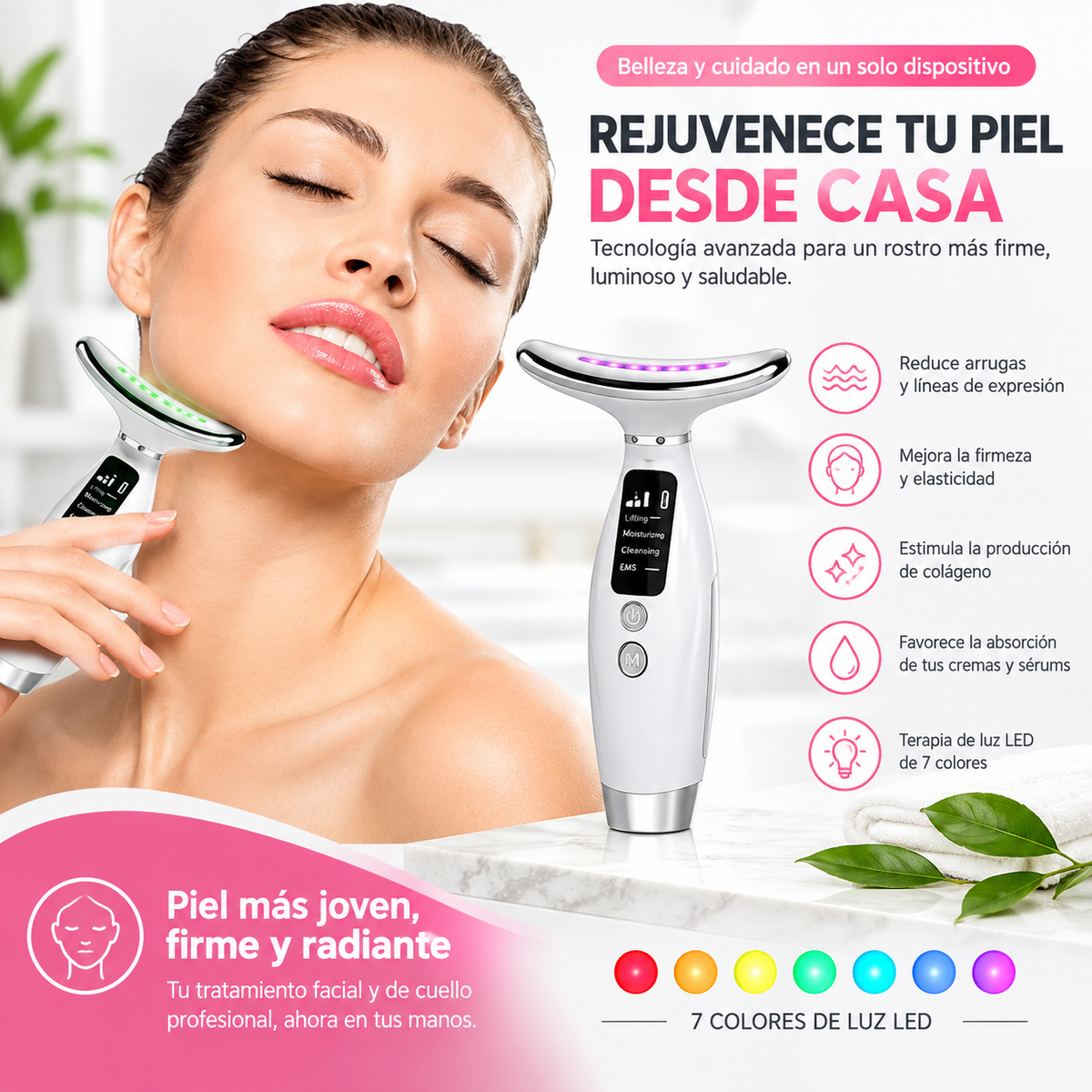 DISPOSITIVO DE BELLEZA FACIAL Neck Beauty Device