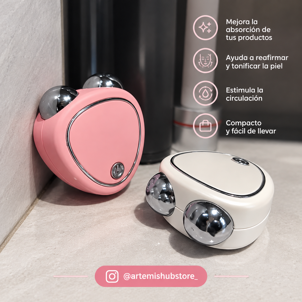 Masajeador Facial microcorriente