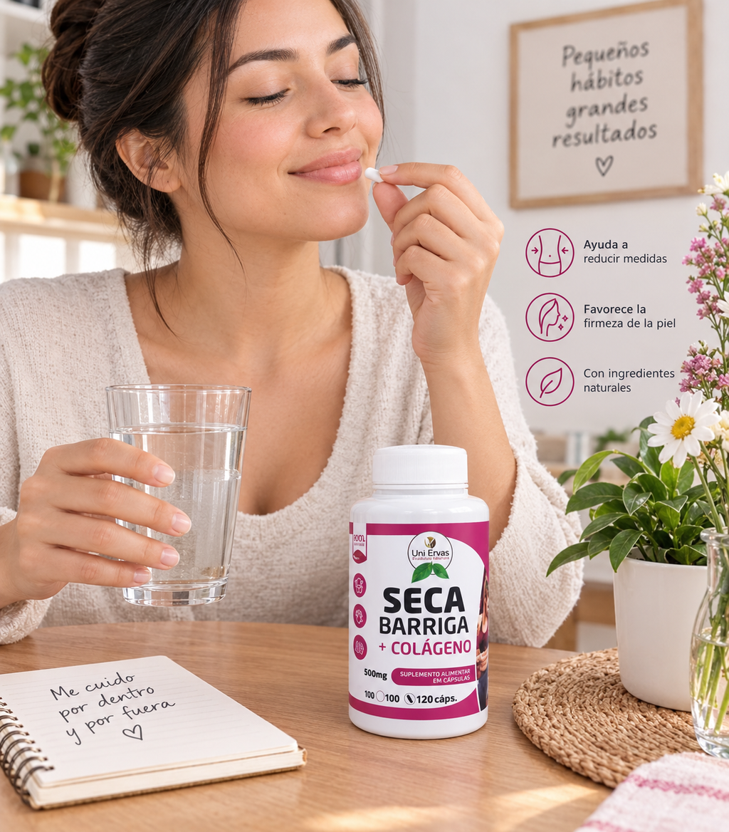 SECAFIT Seca Barriga + Colágeno | 60 cápsulas