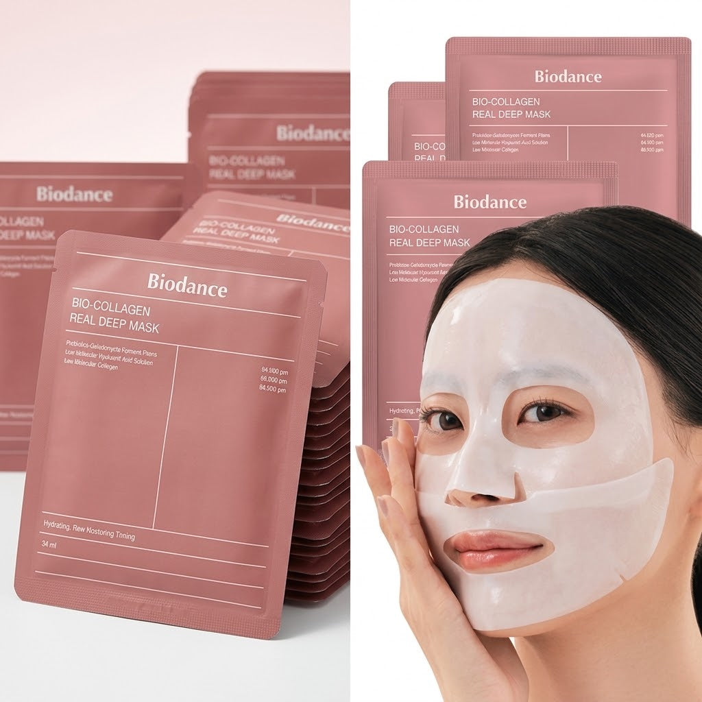 Mascarilla Facial Coreana Biodance | Collagen Real Deep Mask
