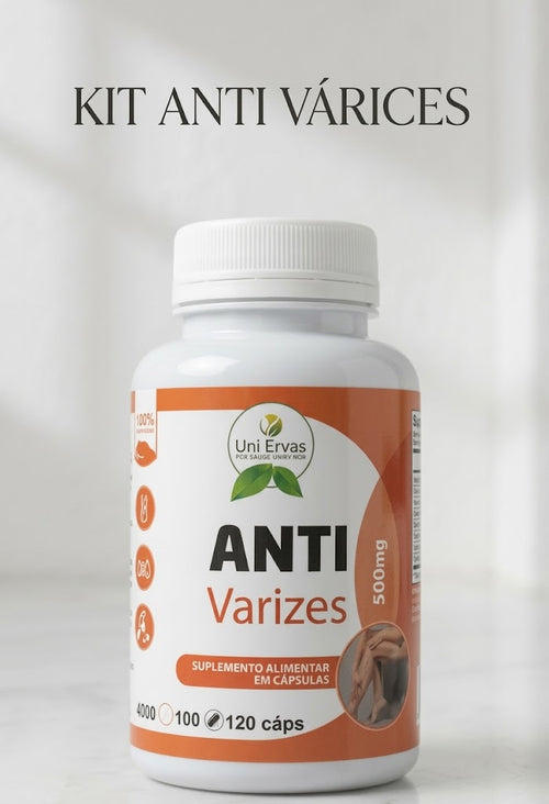 Anti Varices · Suplemento de 120 cápsulas